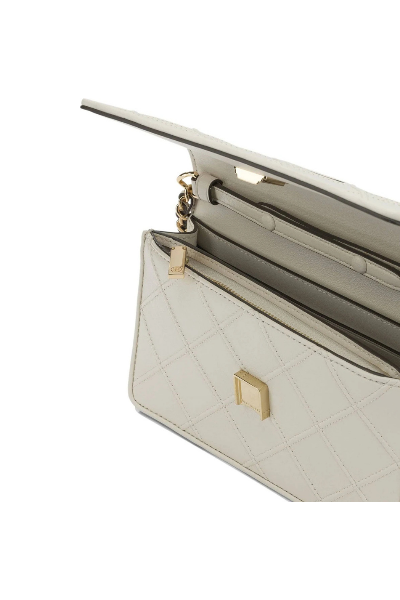 Tory Burch Fleming Chain Wallet Light Cream 138853-251