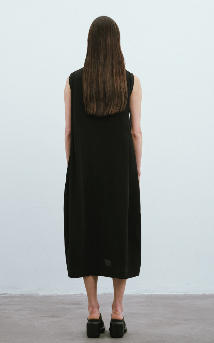 Heavy Silk Crepe Dress