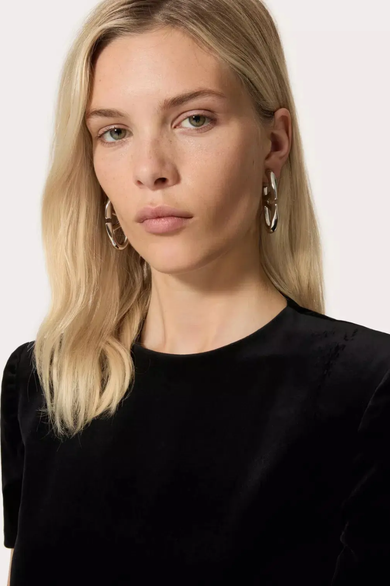 Valentino Garavani Vlogo Bold Silver-Tone Earrings