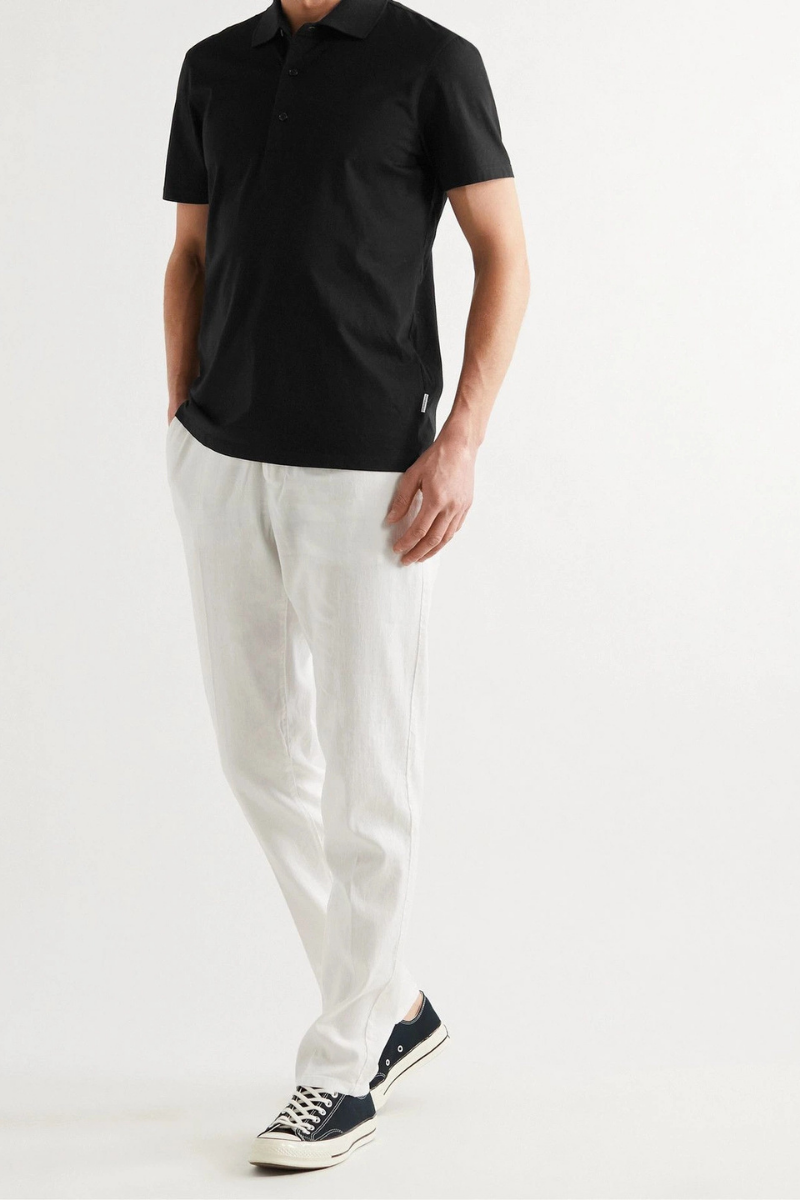 Orlebar Brown LINWOOD SS MERCERISED COTTON-274250-SAGE