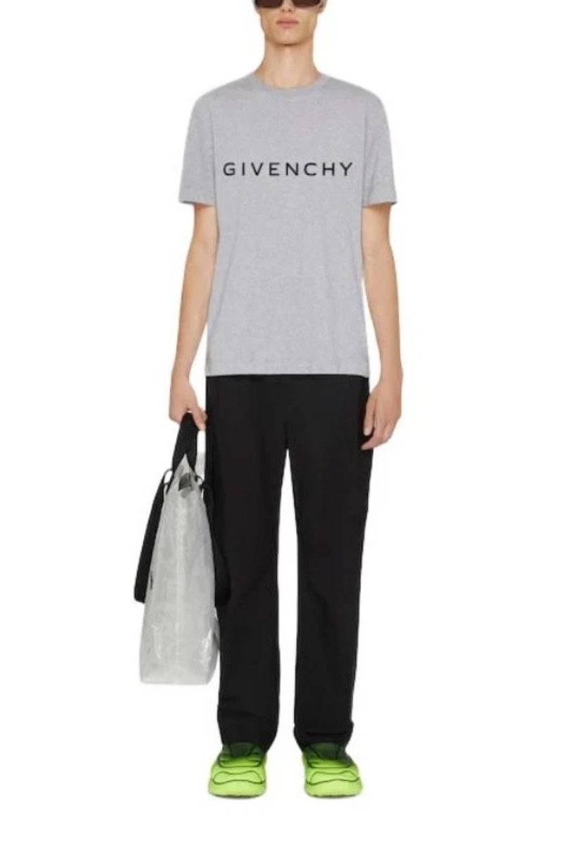 Givenchy Slim Fit T-Shirt 'Light Grey Melange'