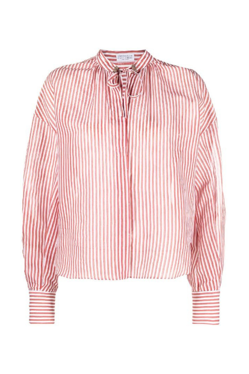 Brunello Cucinelli Cotton-Silk Shirt MP975MK306