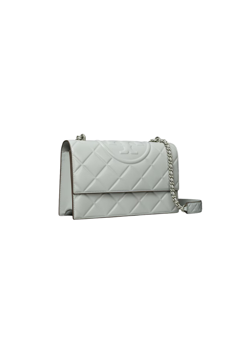 Tory Burch Fleming Small Convertible Shoulder Bag Gray 164800-021