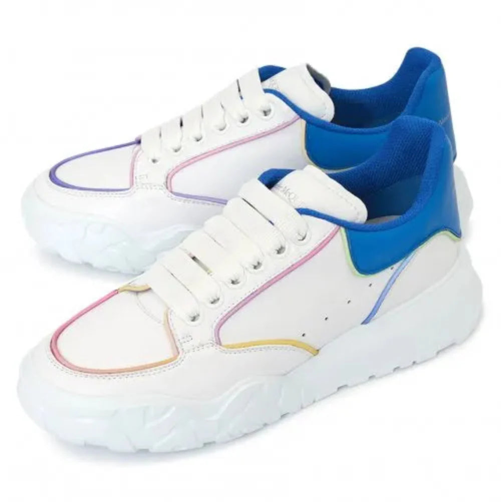 Alexander McQueen Oversized Court Trainer 'White Lake Blue'