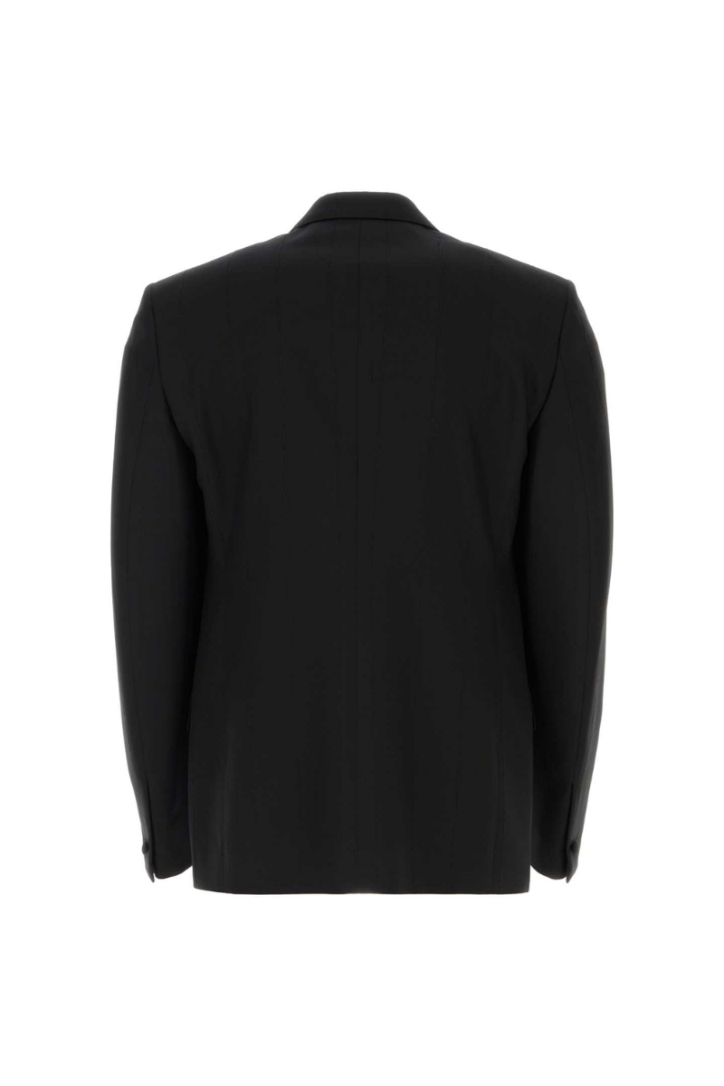 Givenchy Regular Fit Jacket Notch Lapel_Black