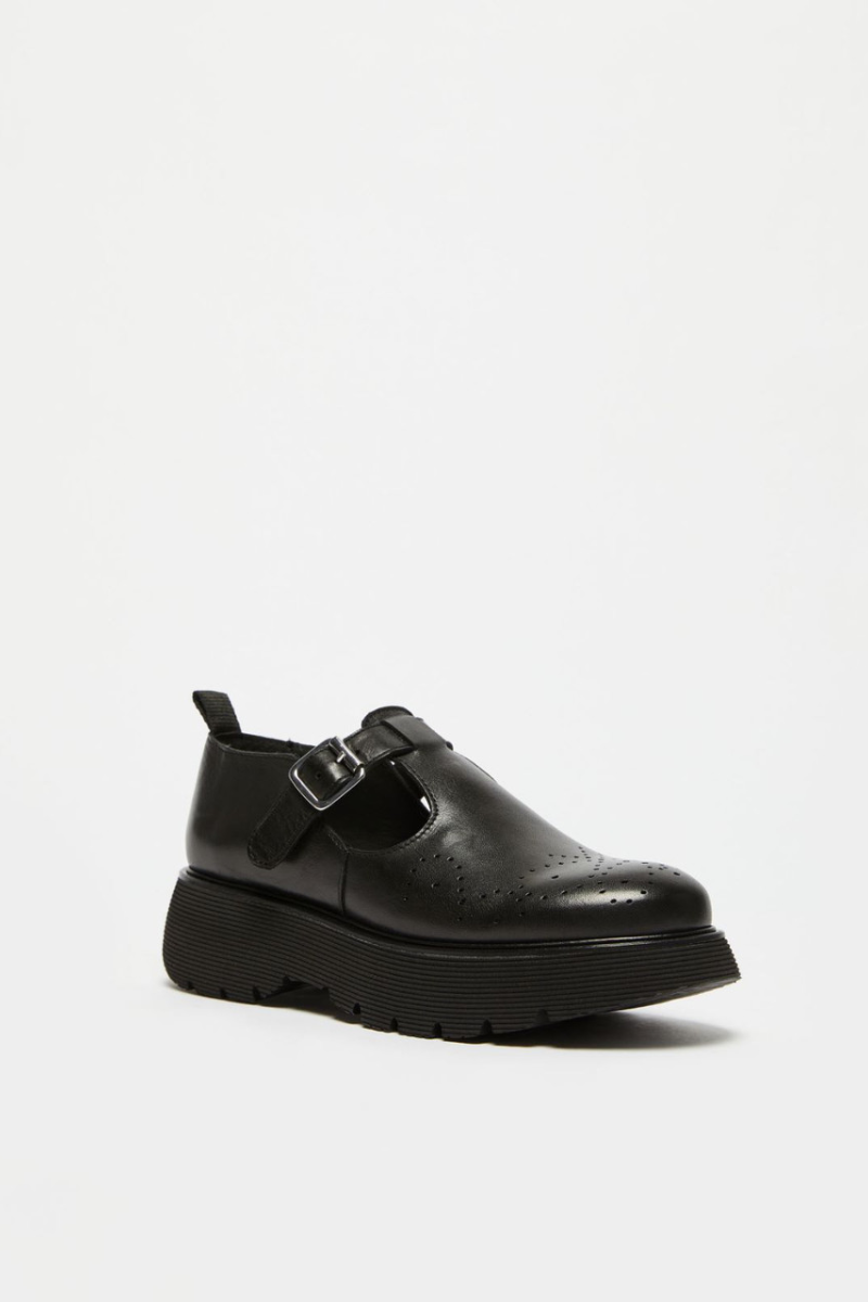 Weekend Leather Mary Jane Shoes