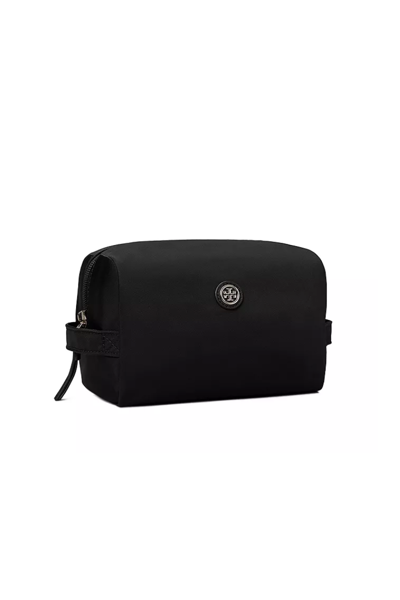 Tory Burch Virginia Large Cosmetics Case – Black
