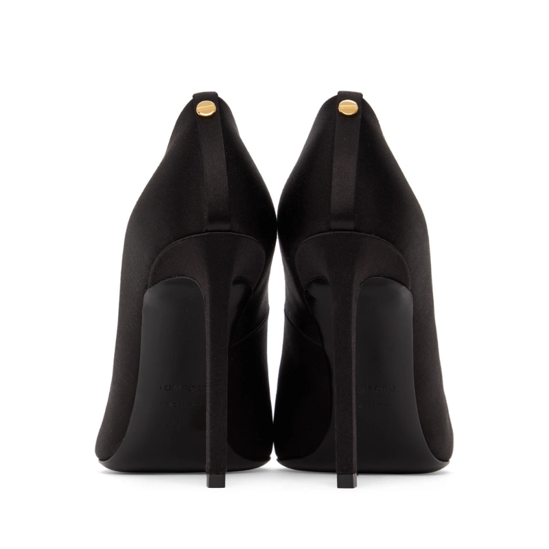 Womens | TOM FORD T Screw Pumps Black Satin