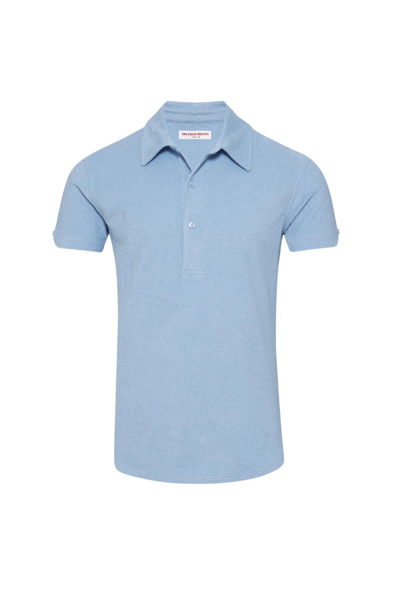 Orlebar Brown Sebastian Tailored Towelling-278996-Blue Ash