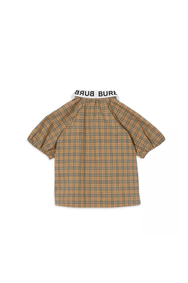 Burberry Girls Lila Vintage Check Stretch Top