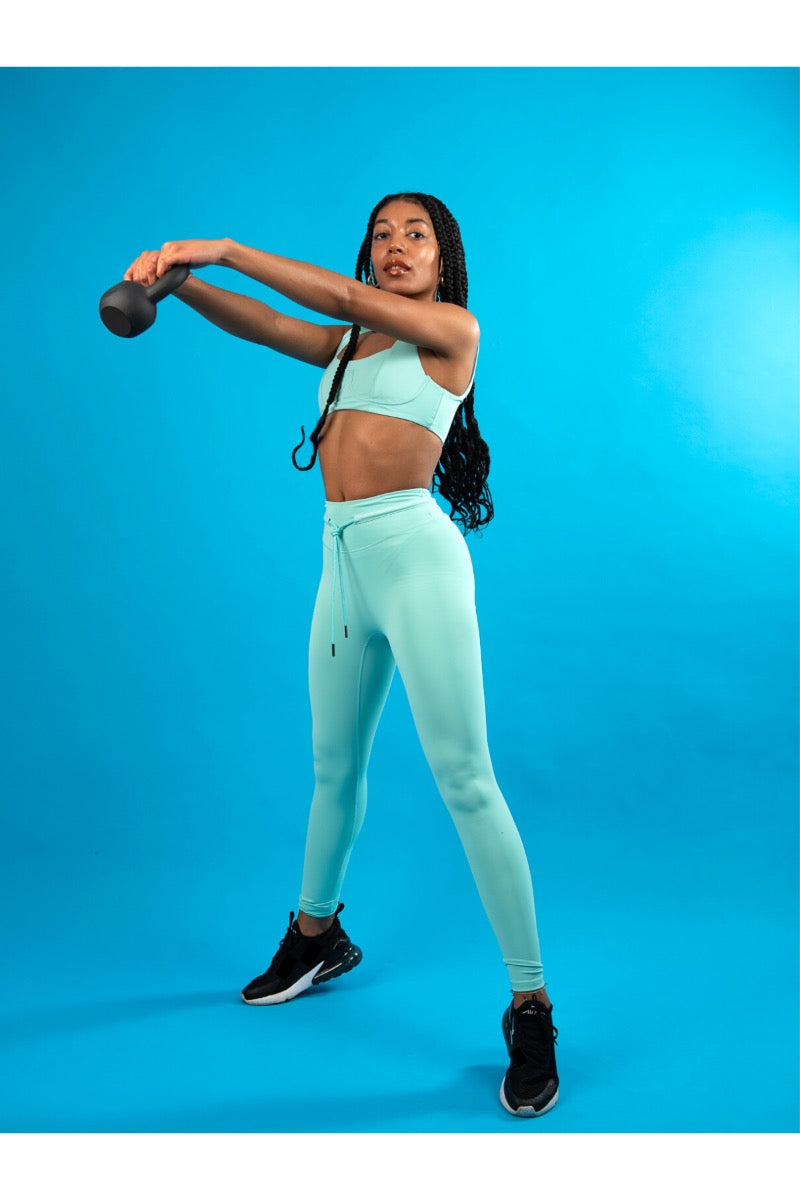 Nas High-waist Scrunch Legging | Turks & Caicos