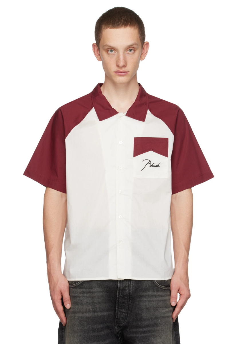 Rhude Raglan Poplin Button Up Poplin Button Up
