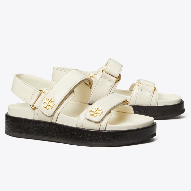 Tory Burch Kira Sport Sandals New Ivory