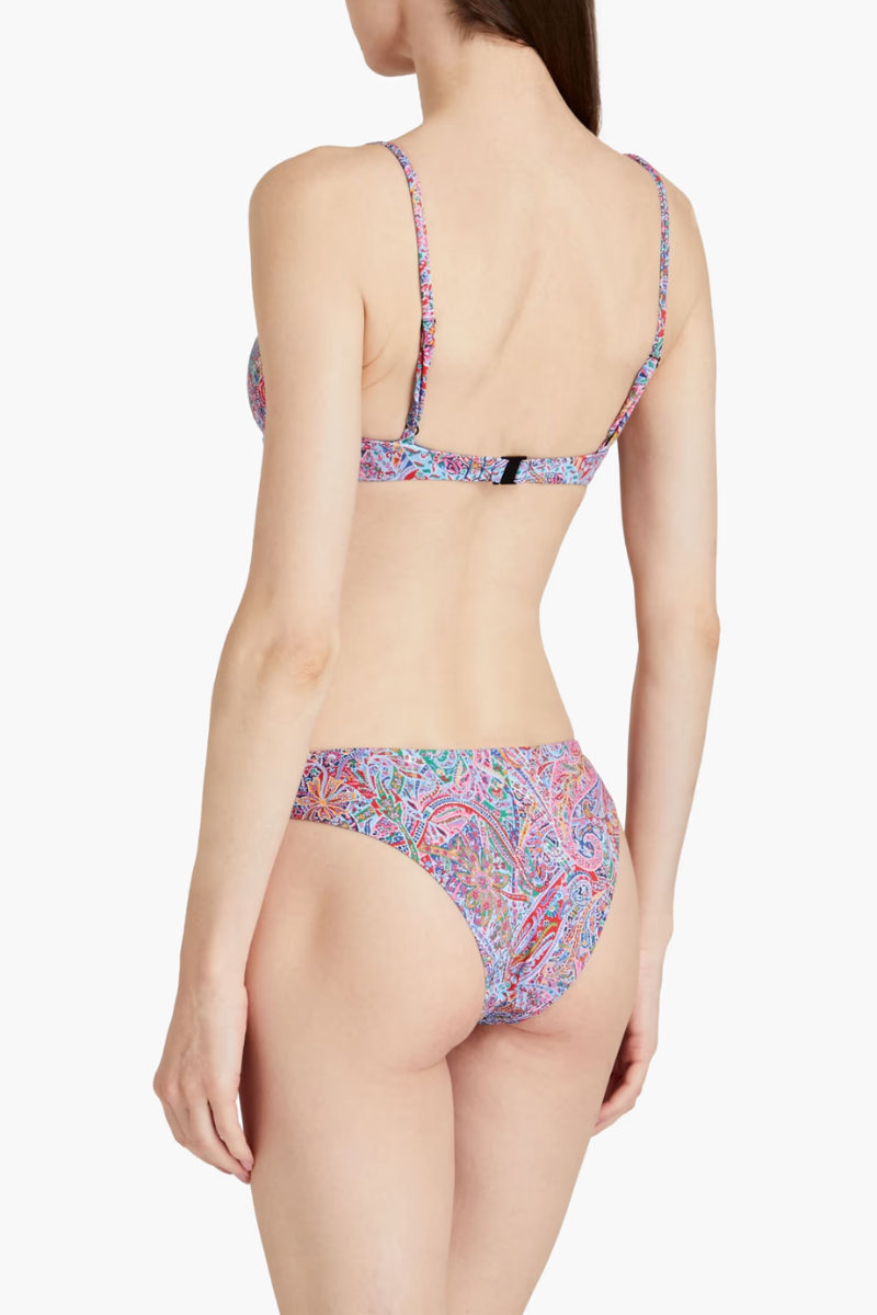 Onia Chiara Bottom Liberty Paisley In Lavender Multi