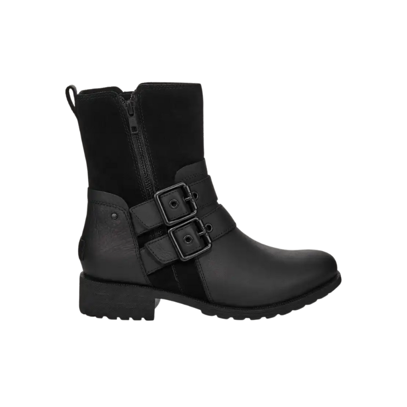 Womens | UGG Wilde Moto Boot (Black)