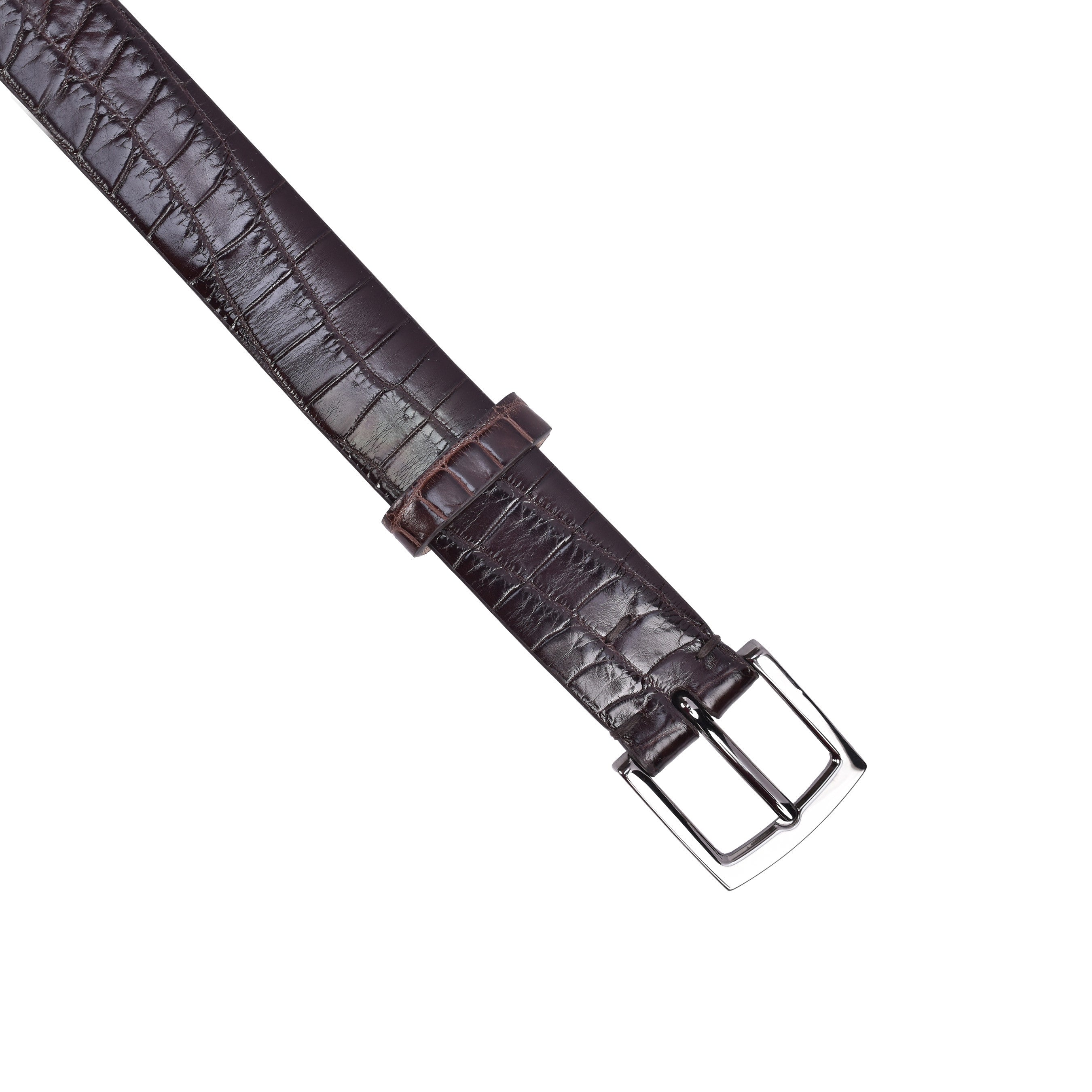 BRUNELLO CUCINELLI WOMEN'S 100% GENUINE CROCODILE BELT