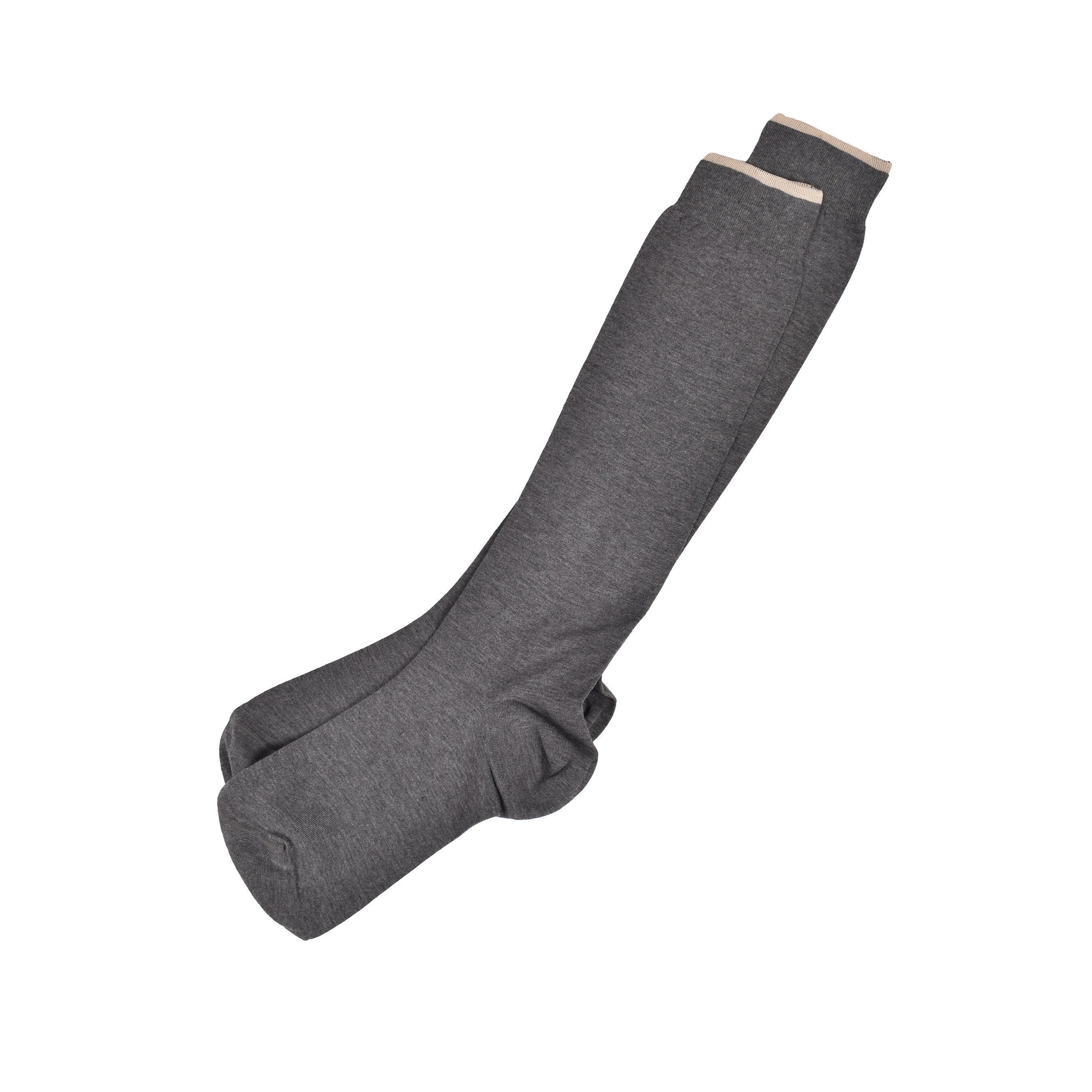 BRUNELLO CUCINELLI MEN'S 100% COTTON KNEE HIGH DRESS OR CASUAL SOCKS NEW