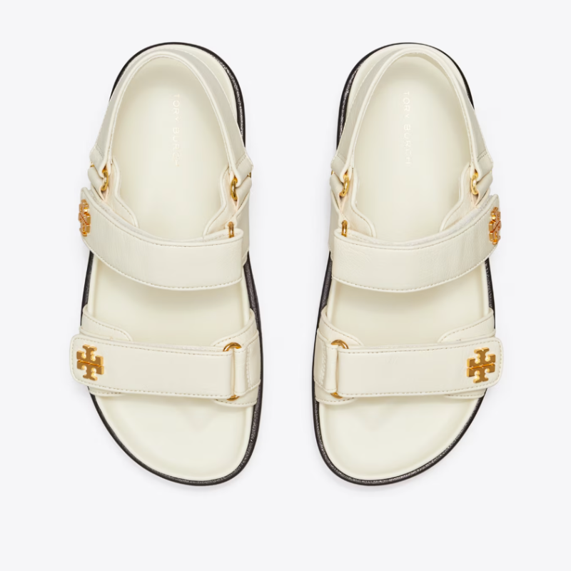 Tory Burch Kira Sport Sandals New Ivory