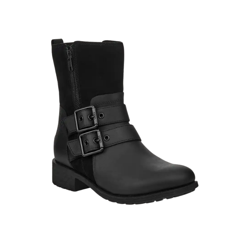 Womens | UGG Wilde Moto Boot (Black)