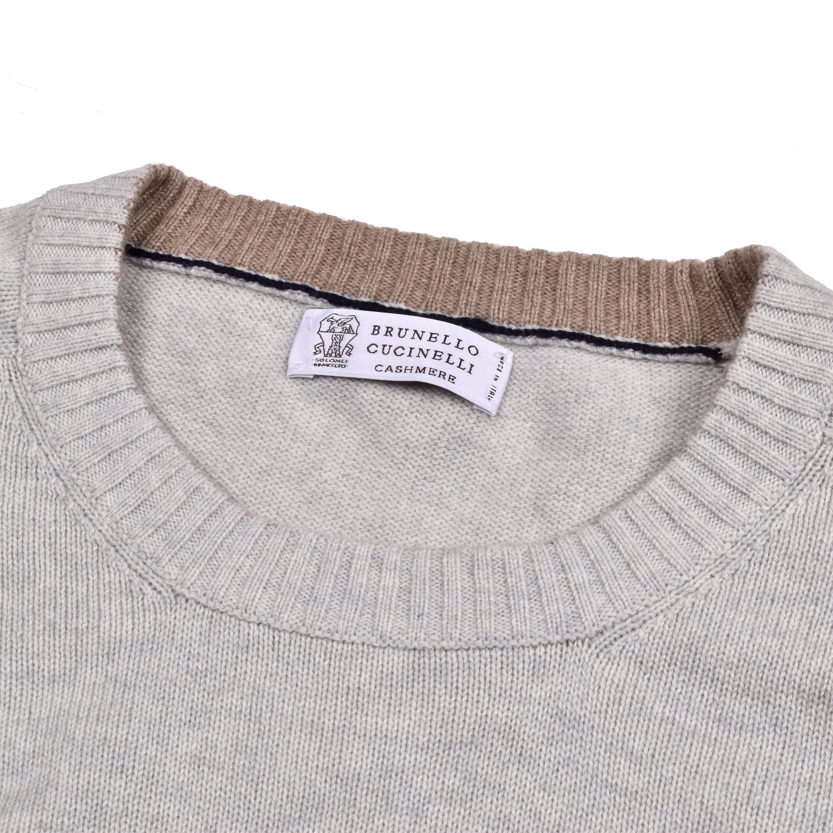 BRUNELLO CUCINELLI MEN'S 100% CASHMERE CASUAL CREW NECK SWEATER/PULLOVER NEW