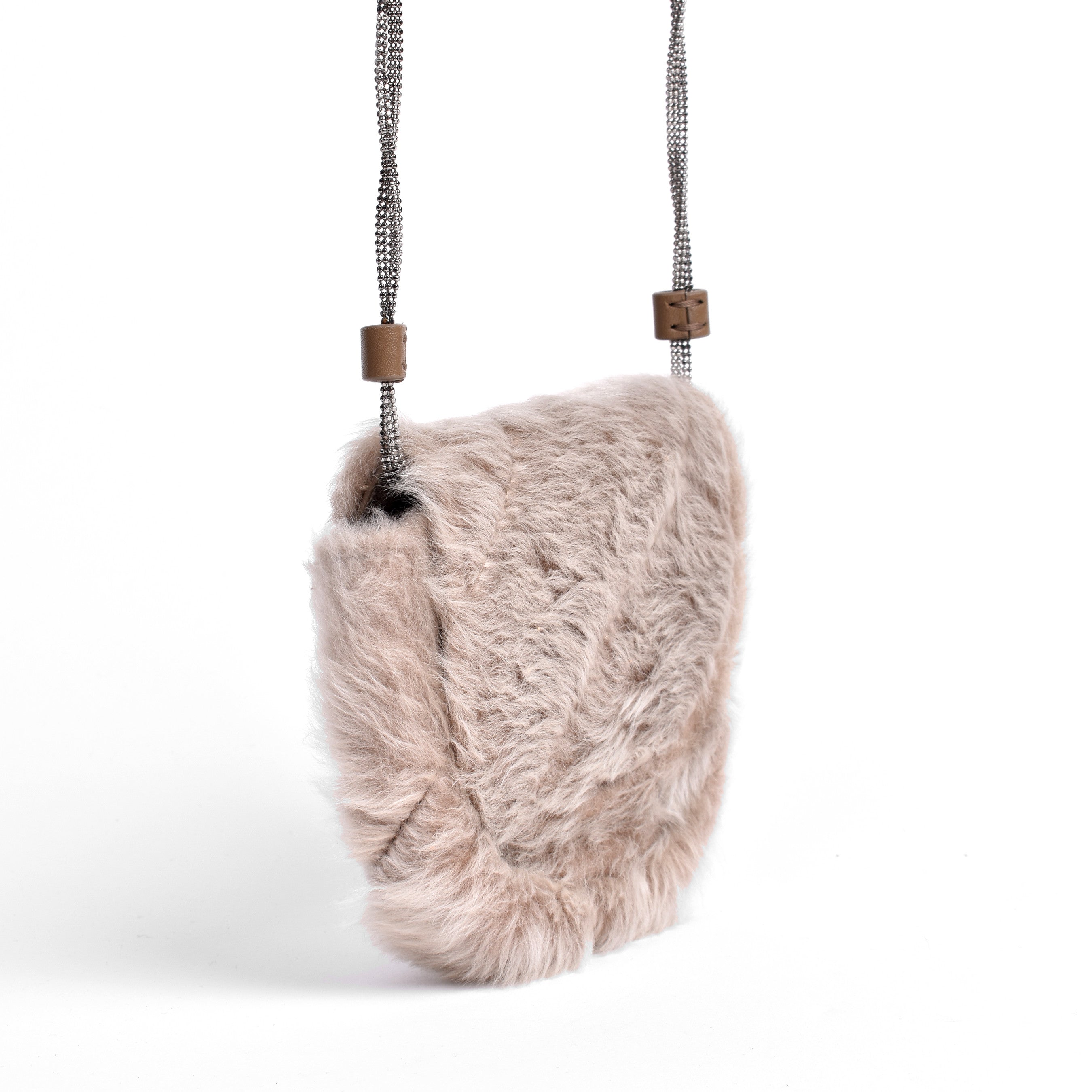 BRUNELLO CUCINELLI WOMEN'S 100% FUR SHOULDER BAG/PURSE