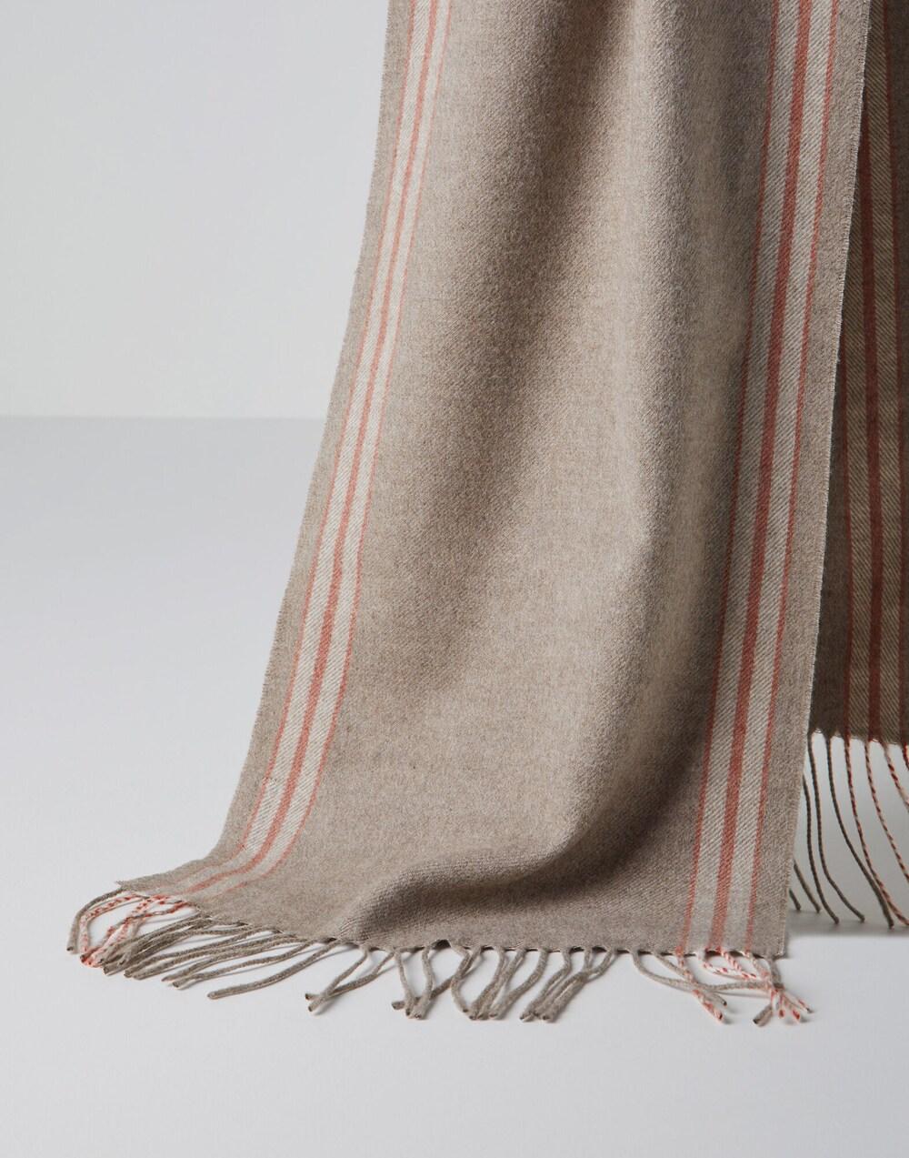 BRUNELLO CUCINELLI MEN'S SCARF MSC669AG_CML45 NWT