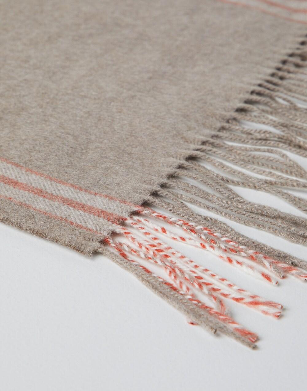 BRUNELLO CUCINELLI MEN'S SCARF MSC669AG_CML45 NWT