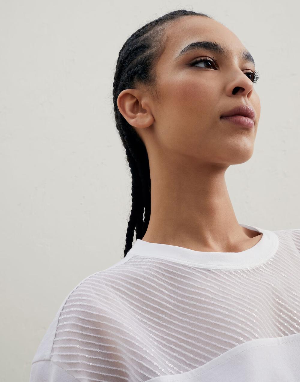 BRUNELLO CUCINELLI WOMEN'S SHIRT M0A45SW520_C159 NWT