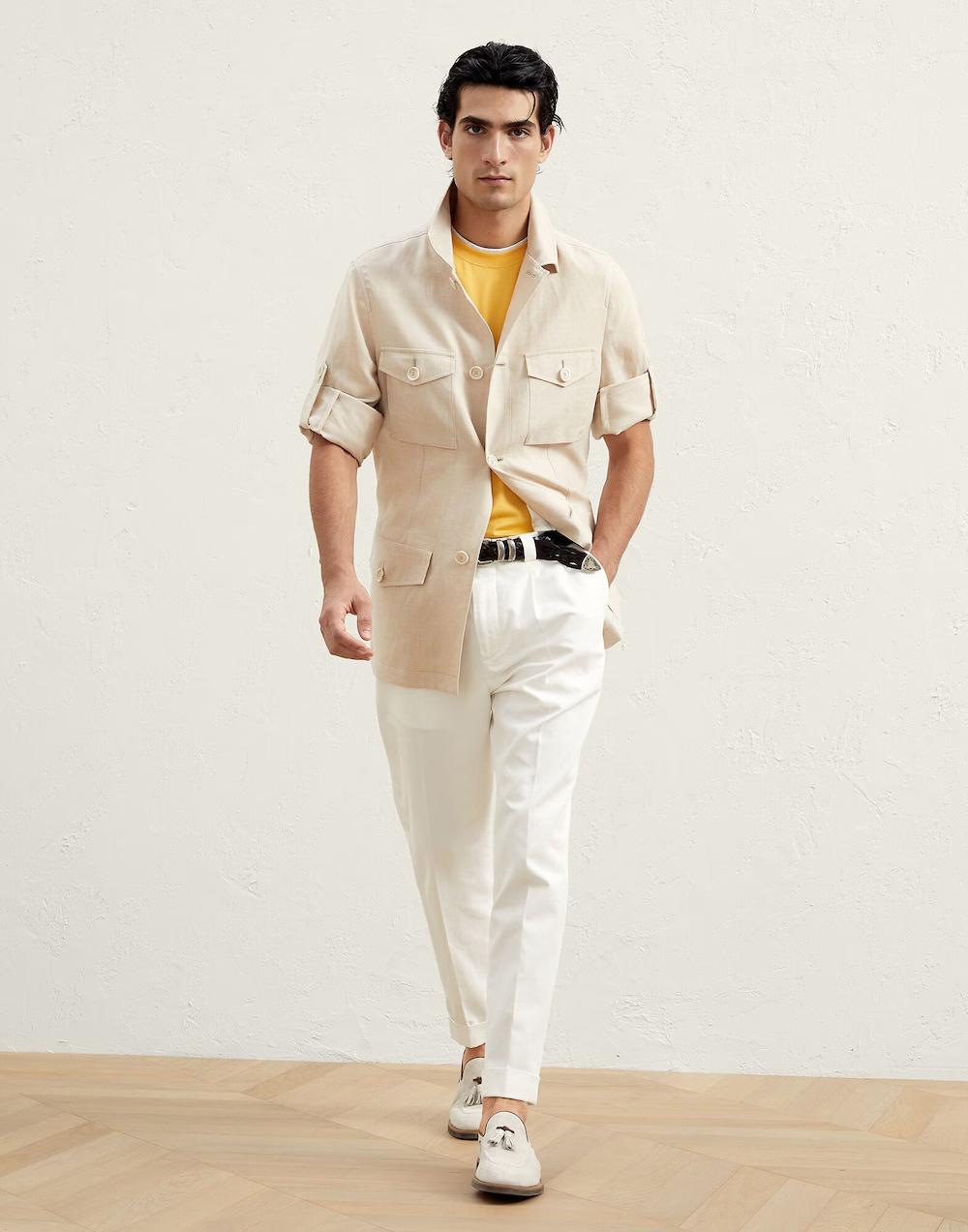 BRUNELLO CUCINELLI MEN'S SHIRT M0T617427_CZG75 NWT