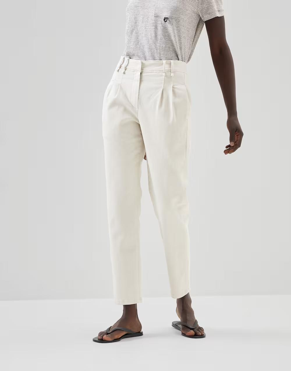 BRUNELLO CUCINELLI WOMEN'S PANTS MA080P5644_C9443 NWT