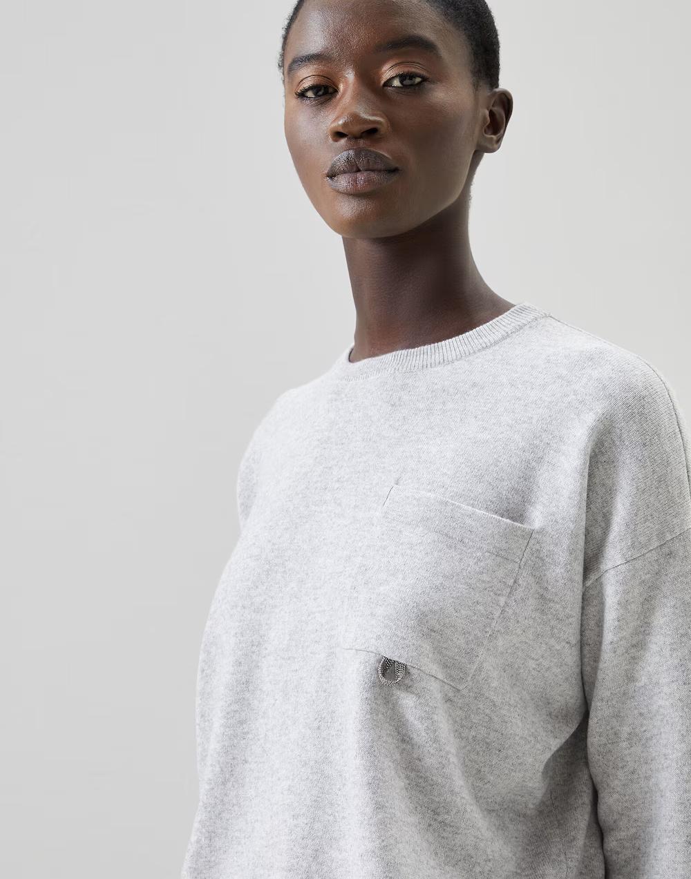 BRUNELLO CUCINELLI WOMEN'S SWEATER M16127300_C072 NWT