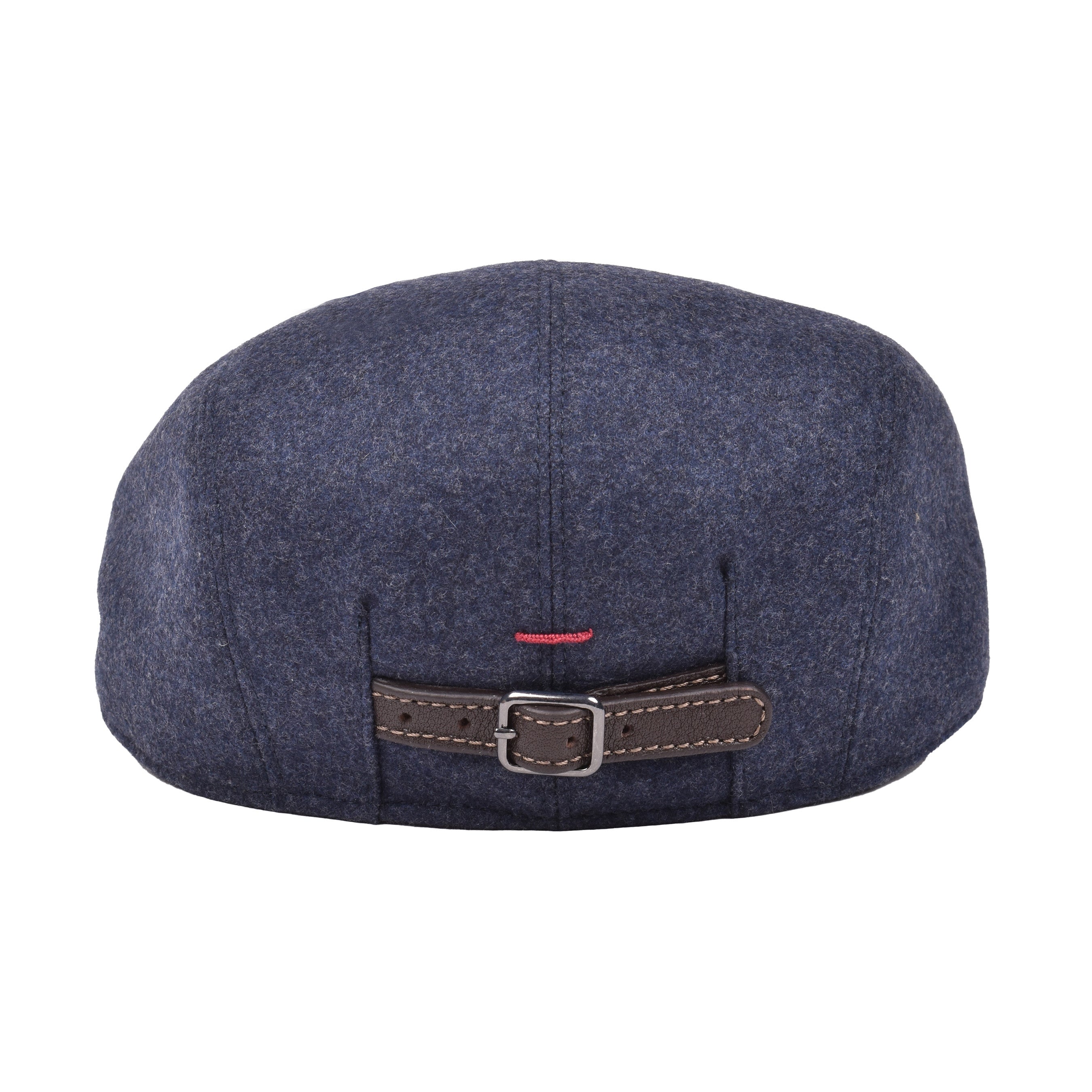 BRUNELLO CUCINELLI MEN'S 100% CASHMERE NAVY BLUE FLAT HAT NEW LARGE