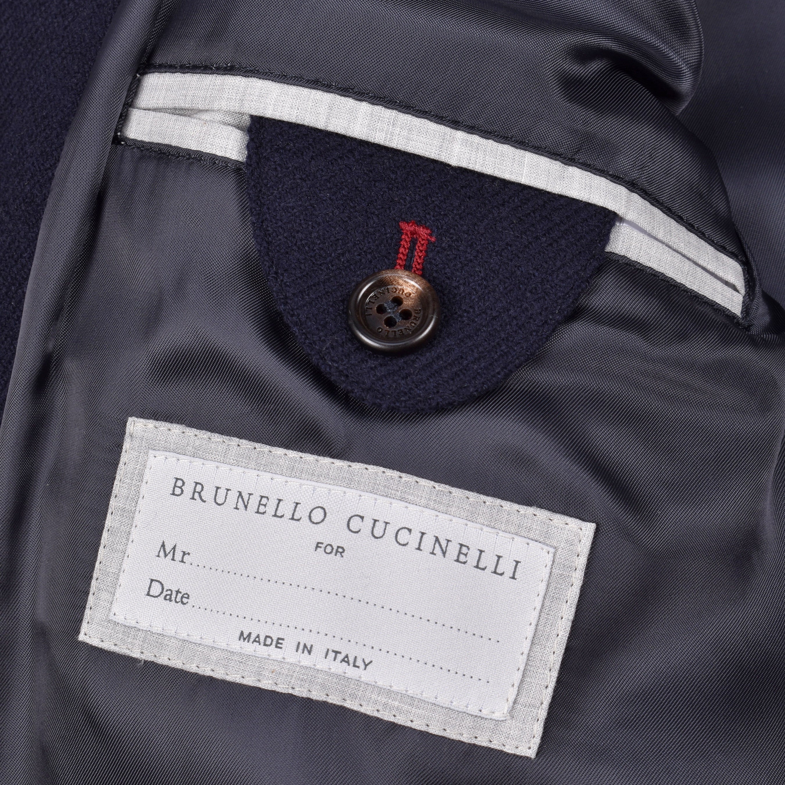 BRUNELLO CUCINELLI MEN'S CASHMERE PEA COAT STYLE OVERCOAT /JACKET