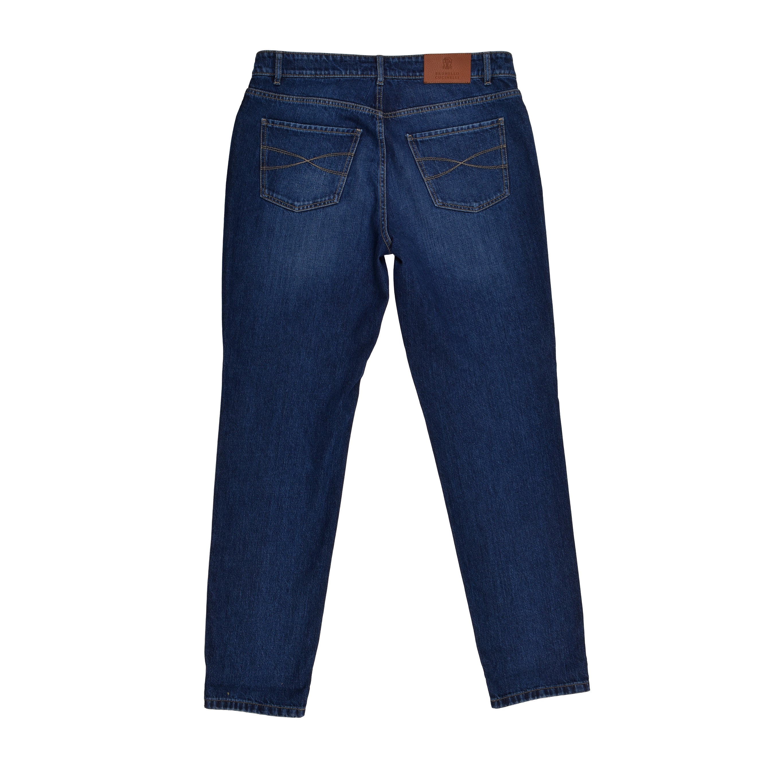 BRUNELLO CUCINELLI MEN'S TRADITIONAL FIT FIVE POCKET DENIM STYLE JEAN PANTS NEW