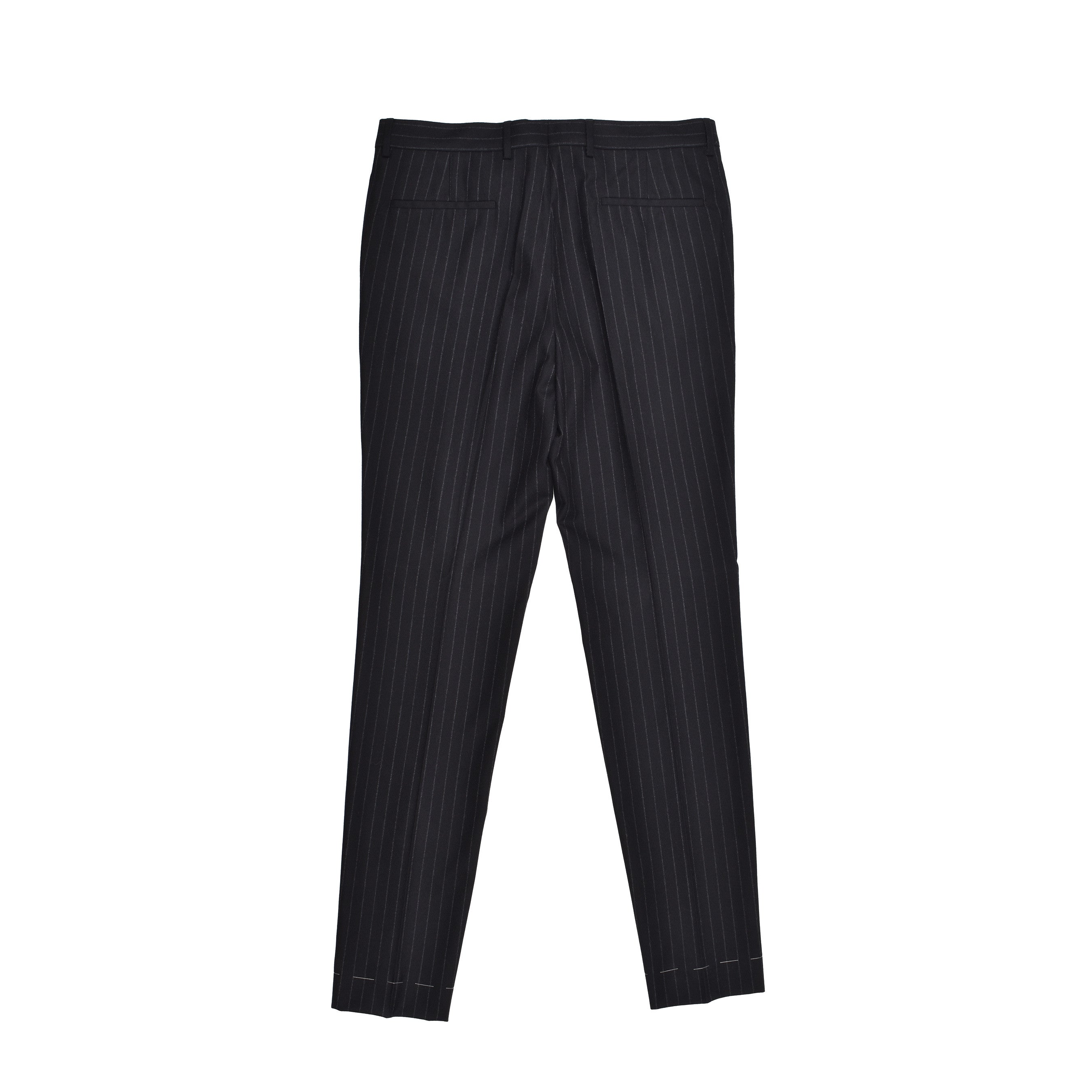 BRUNELLO CUCINELLI MEN'S PLEATED PINSTRIPED 100% VIRGIN WOOL TROUSERS/PANTS NEW