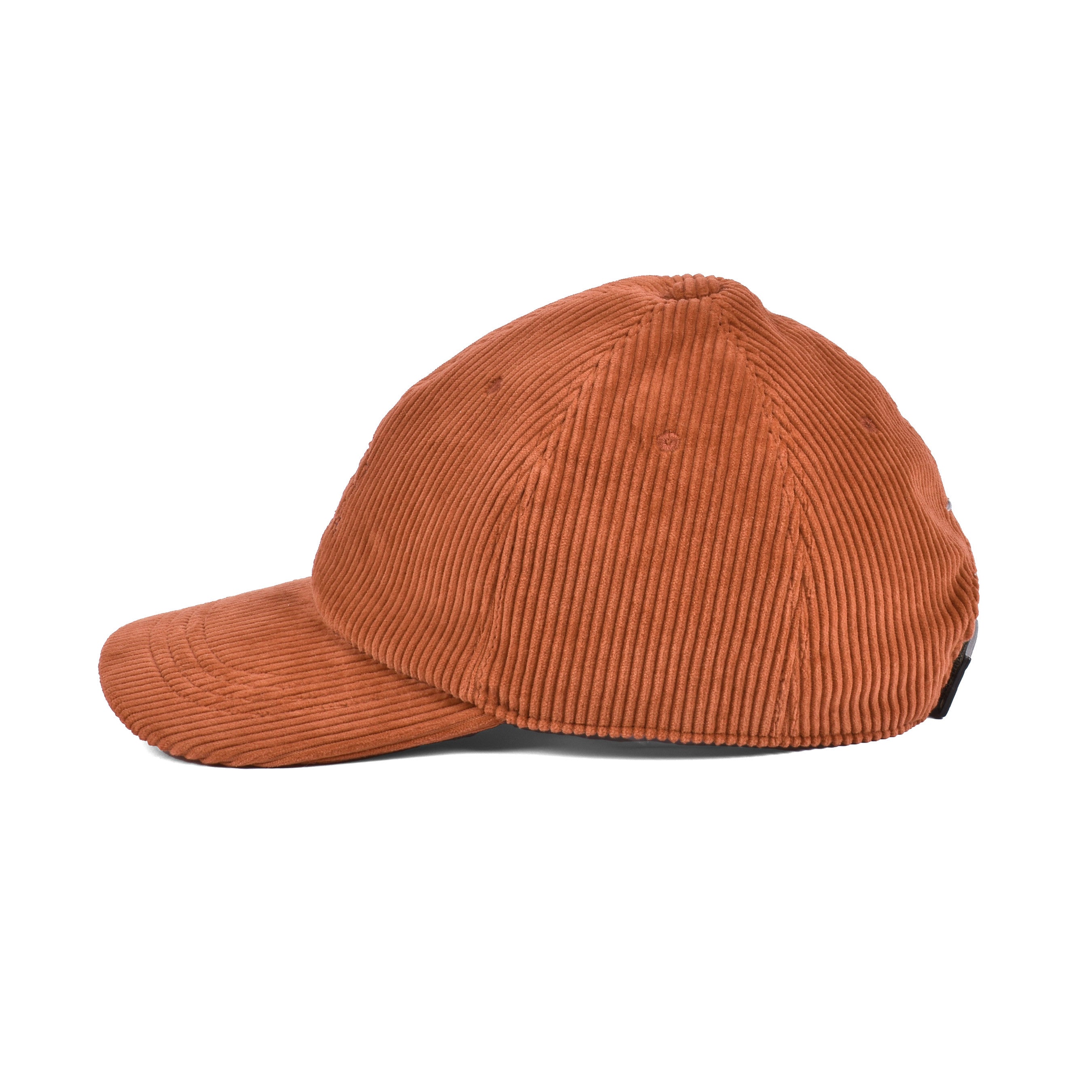 BRUNELLO CUCINELLI MEN'S 100% COTTON SALMON CORDUROY LOGO BASEBALL CAP/HAT