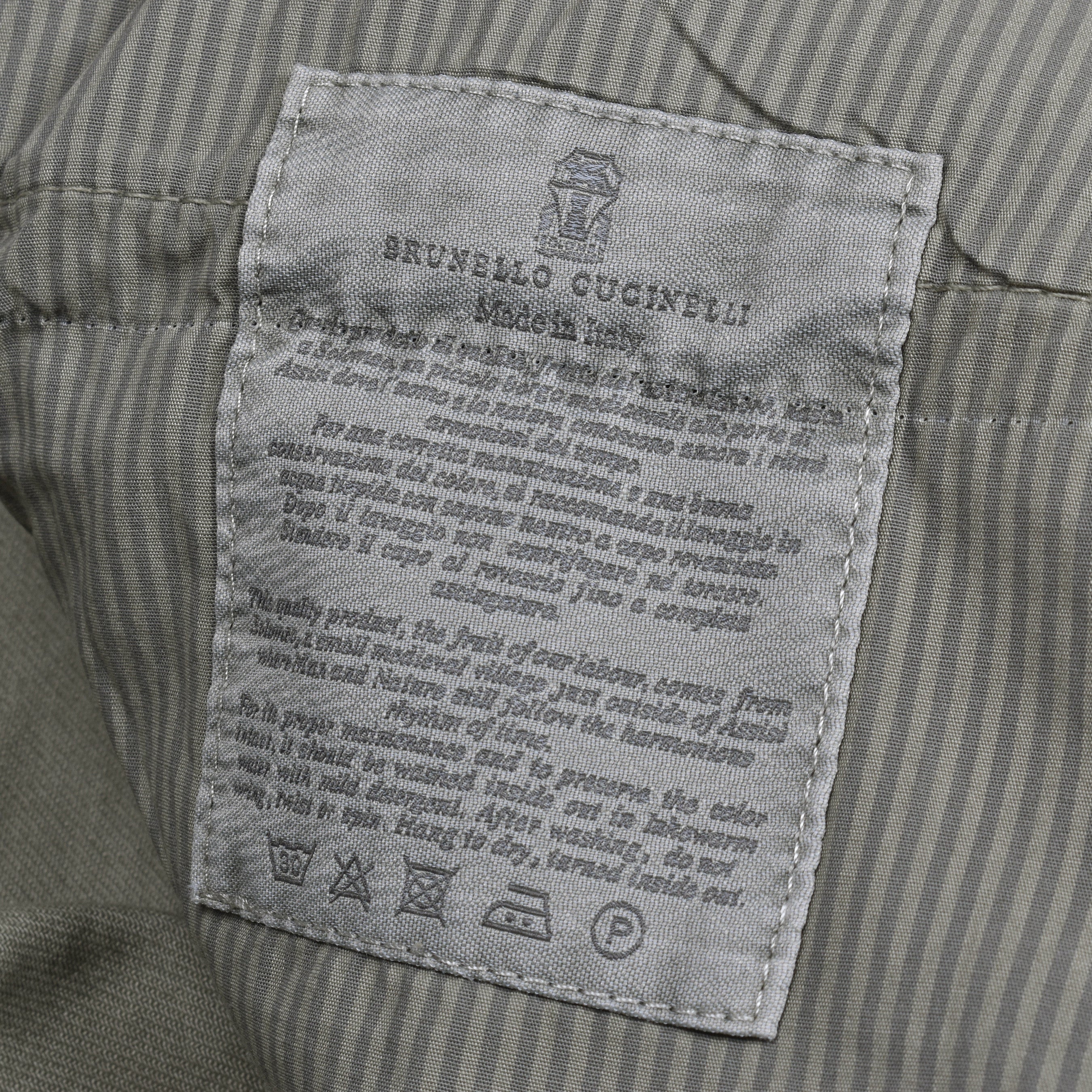 BRUNELLO CUCINELLI MEN'S SAGE FIVE-POCKET DENIM STYLE TROUSERS