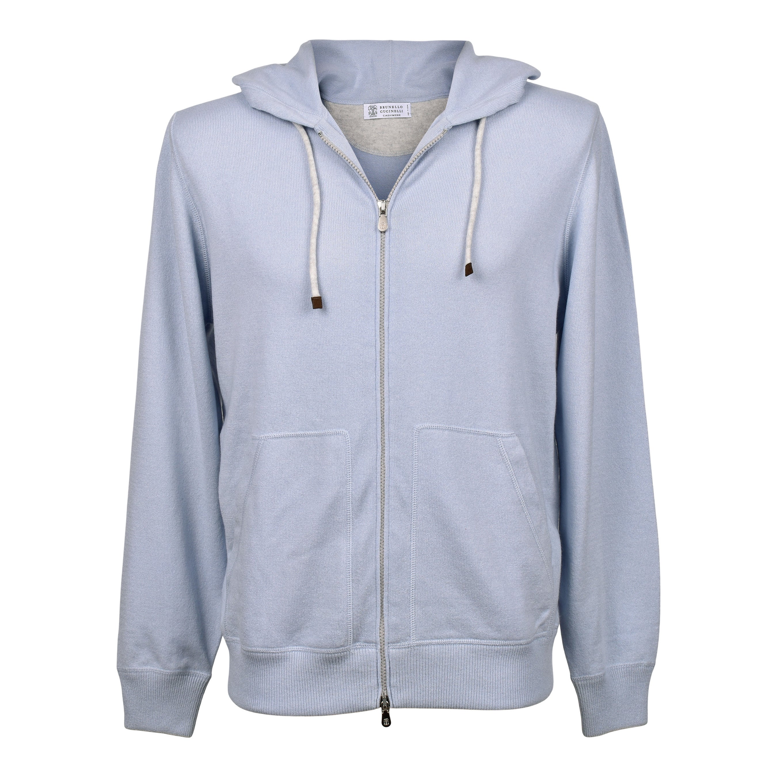 BRUNELLO CUCINELLI MEN'S 100% CASHMERE ZIP UP HOODIE SWEATER NEW