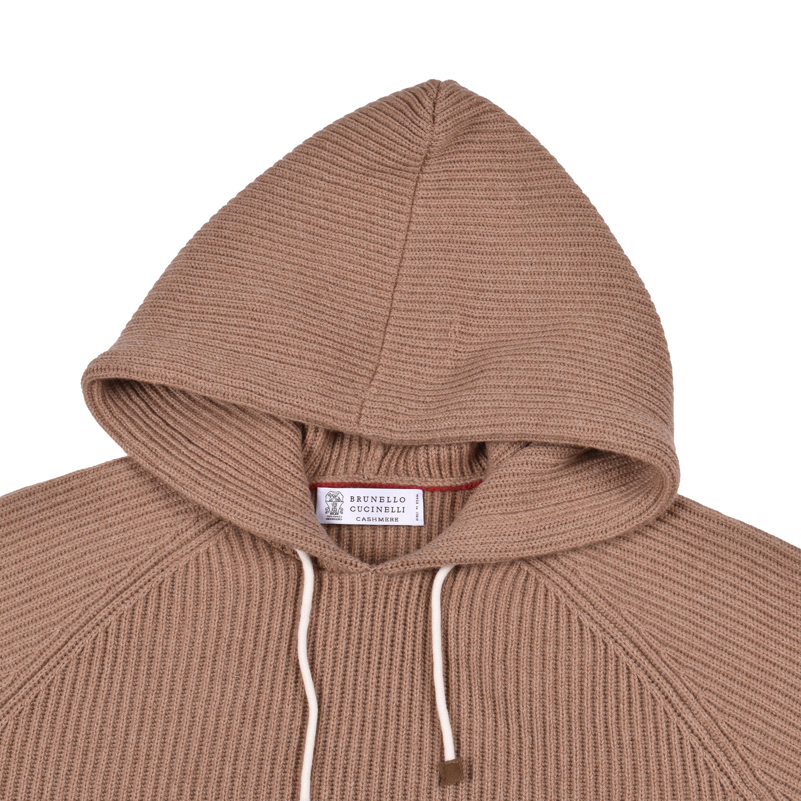 BRUNELLO CUCINELLI MEN'S 100% CASHMERE ATHLETIC STYLE PULL OVER HOODIE /SWEATER