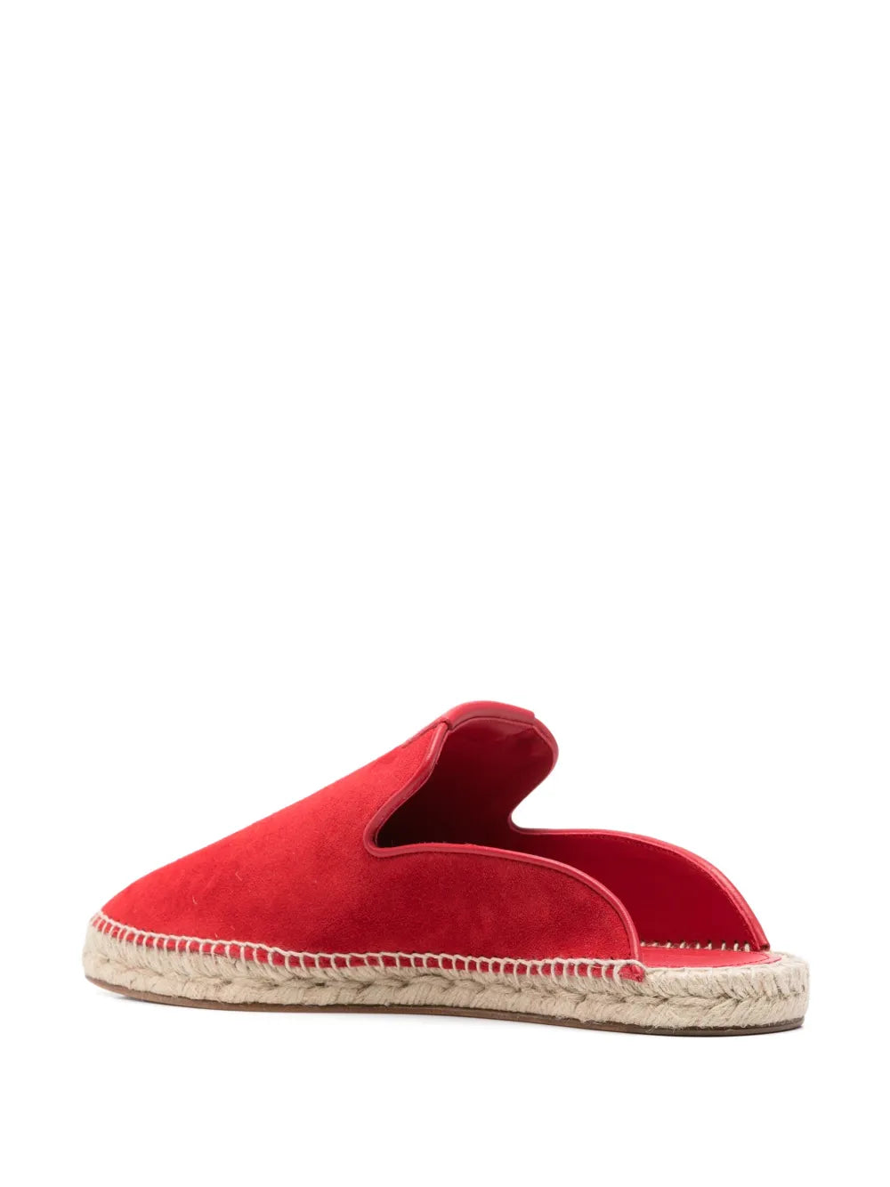 Lanvin suede espadrilles in Carmine Red