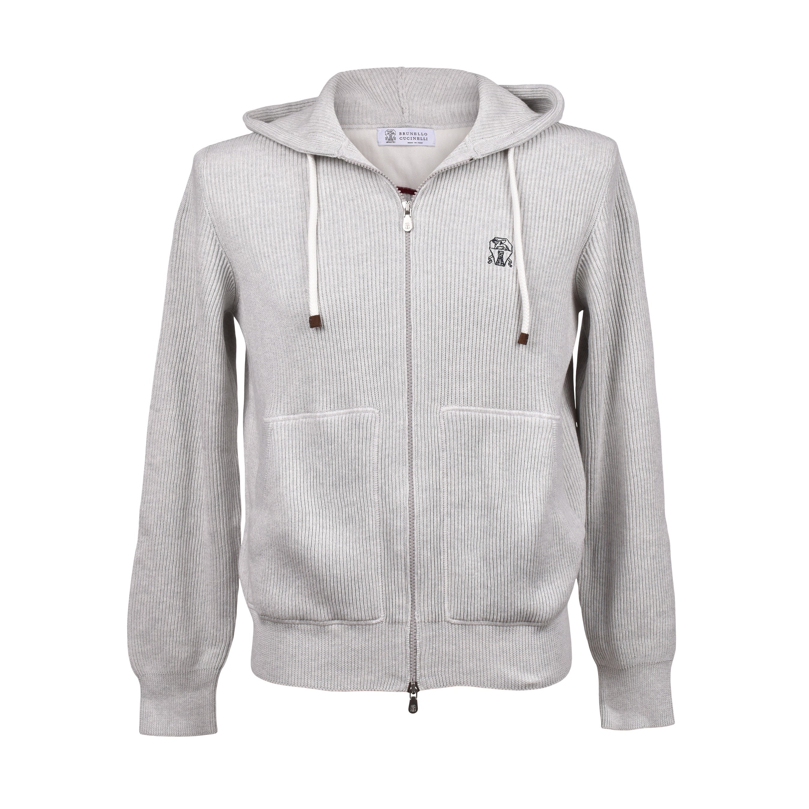 BRUNELLO CUCINELLI MEN'S ATHLETHIC STYLE LOGO HOODIE / SWEATER NEW