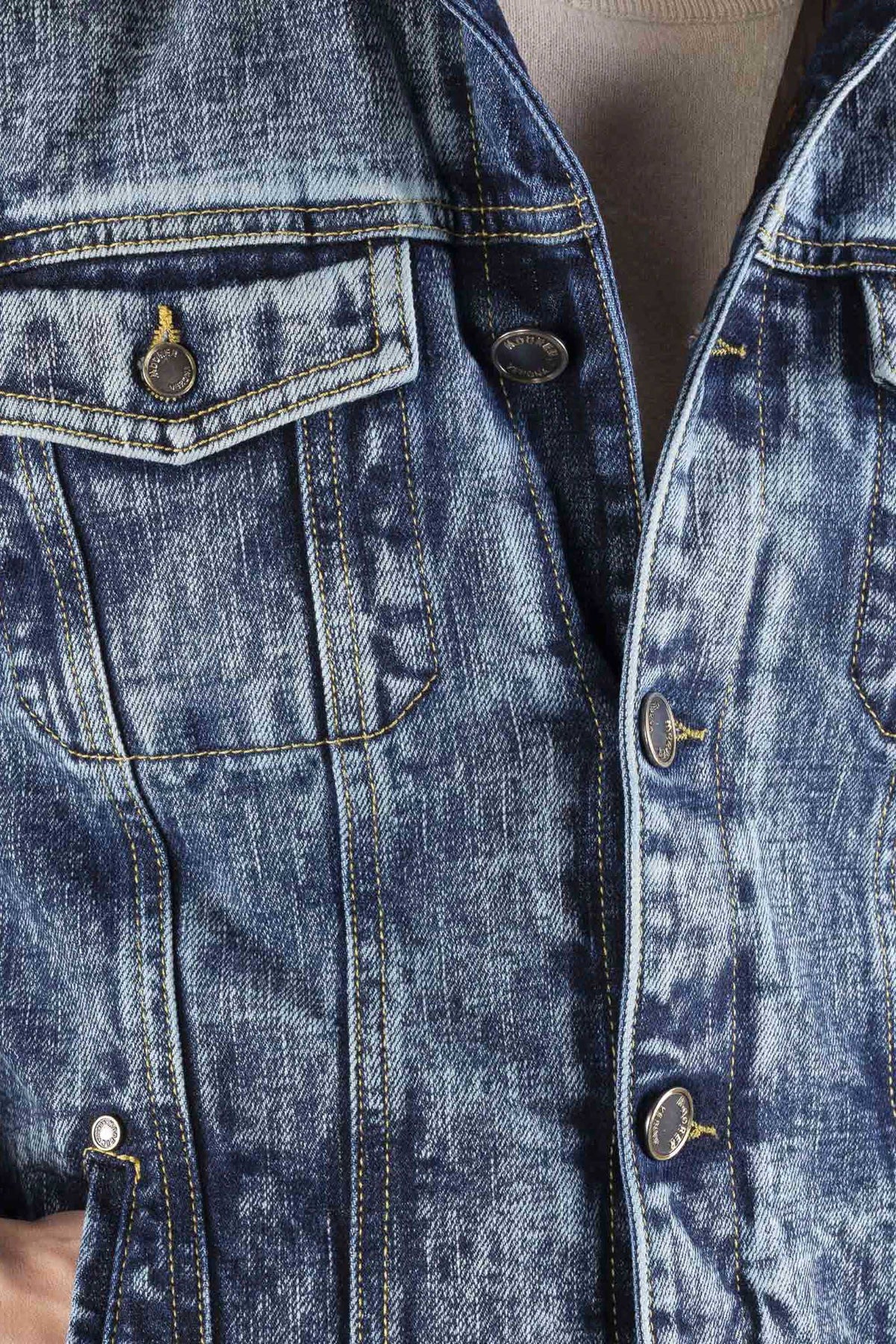 MOORER MEN'S LIGHT BLUE DENIM JACKET