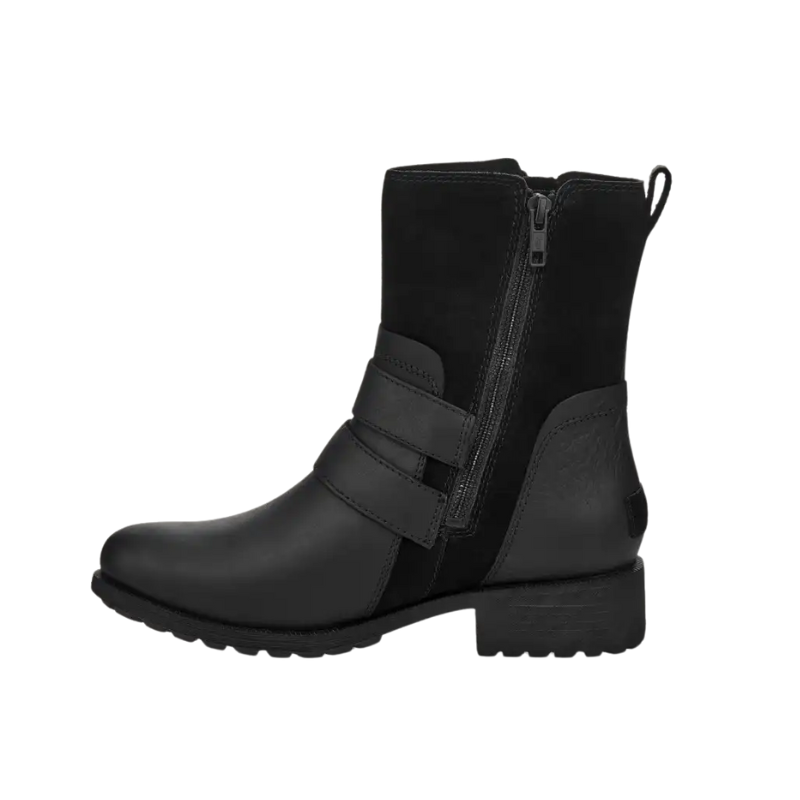 Womens | UGG Wilde Moto Boot (Black)