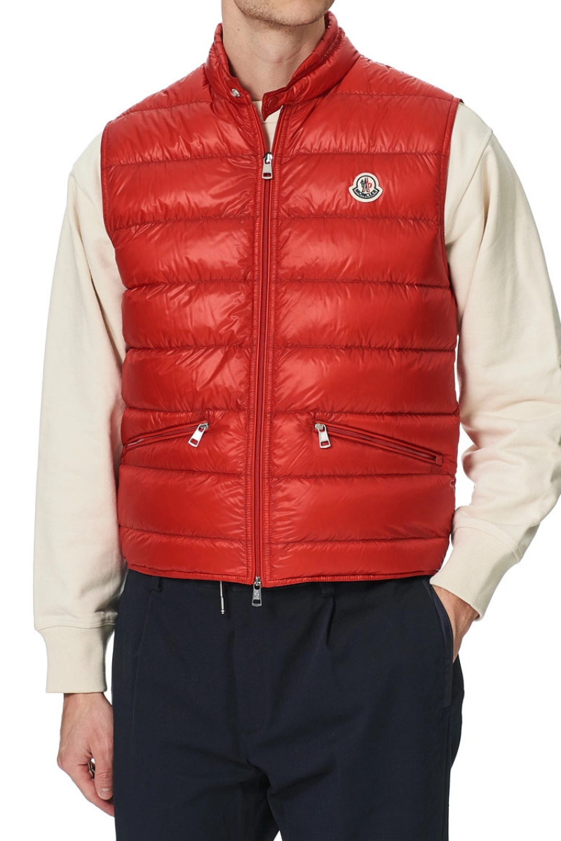 Moncler Gui Gilet Red 465 Red
