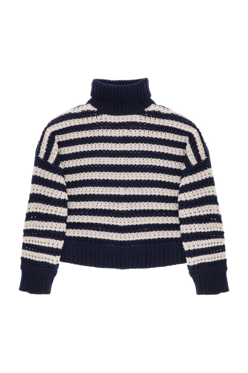 Brunello Cucinelli Wool-Cashmere-Silk Knitwear M6D367203