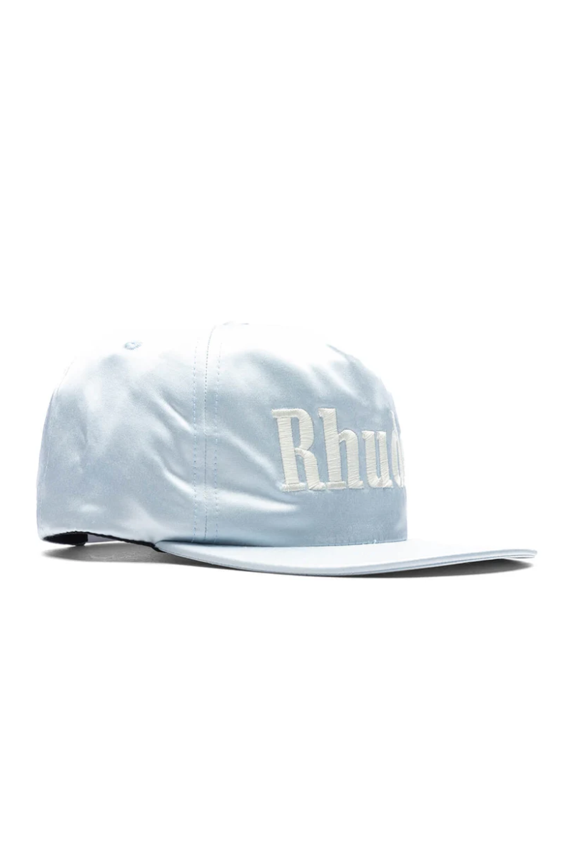Rhude Satin Logo Hat - Sky Blue