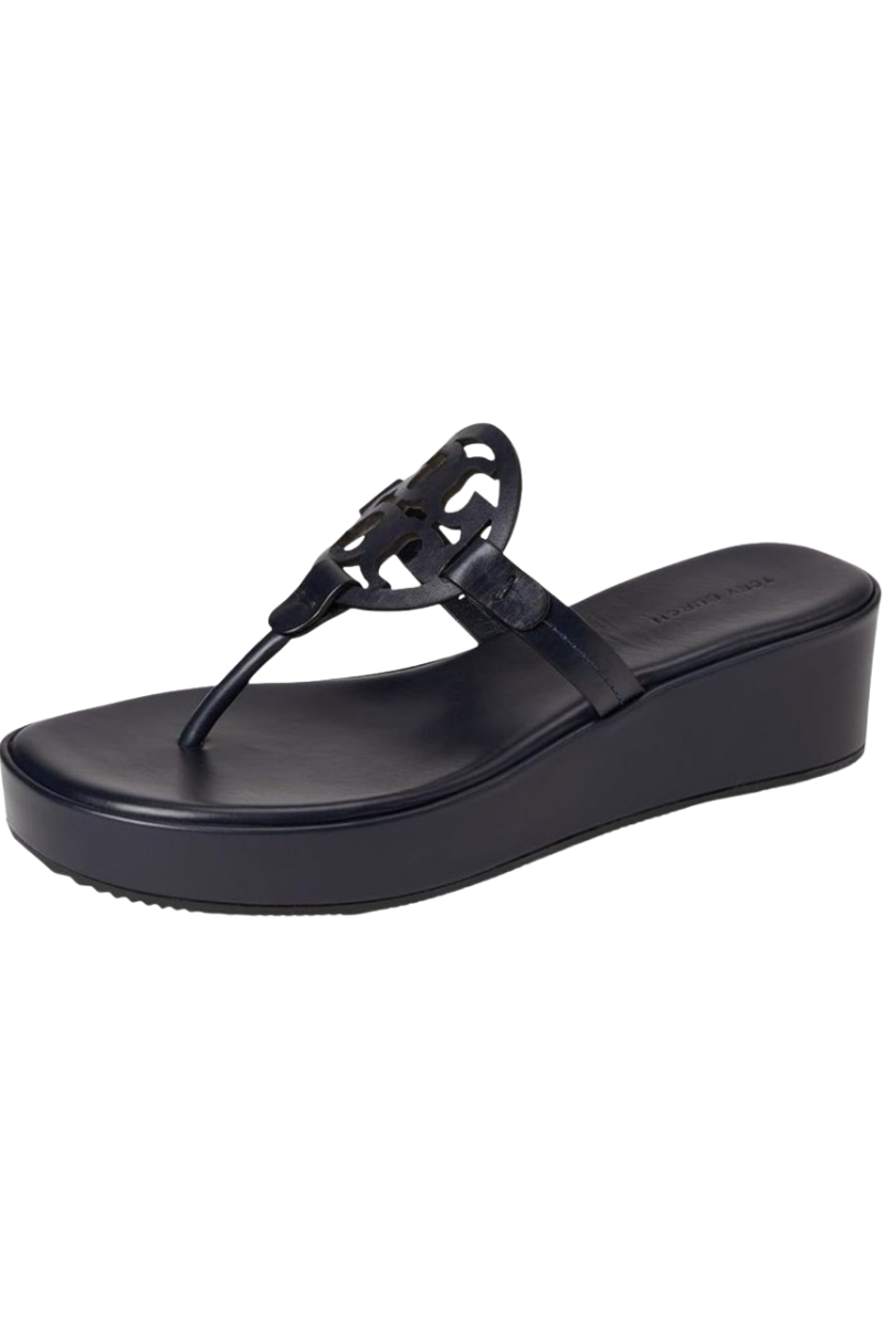 Tory Burch Miller Wedge 25MM New Navy 159829401