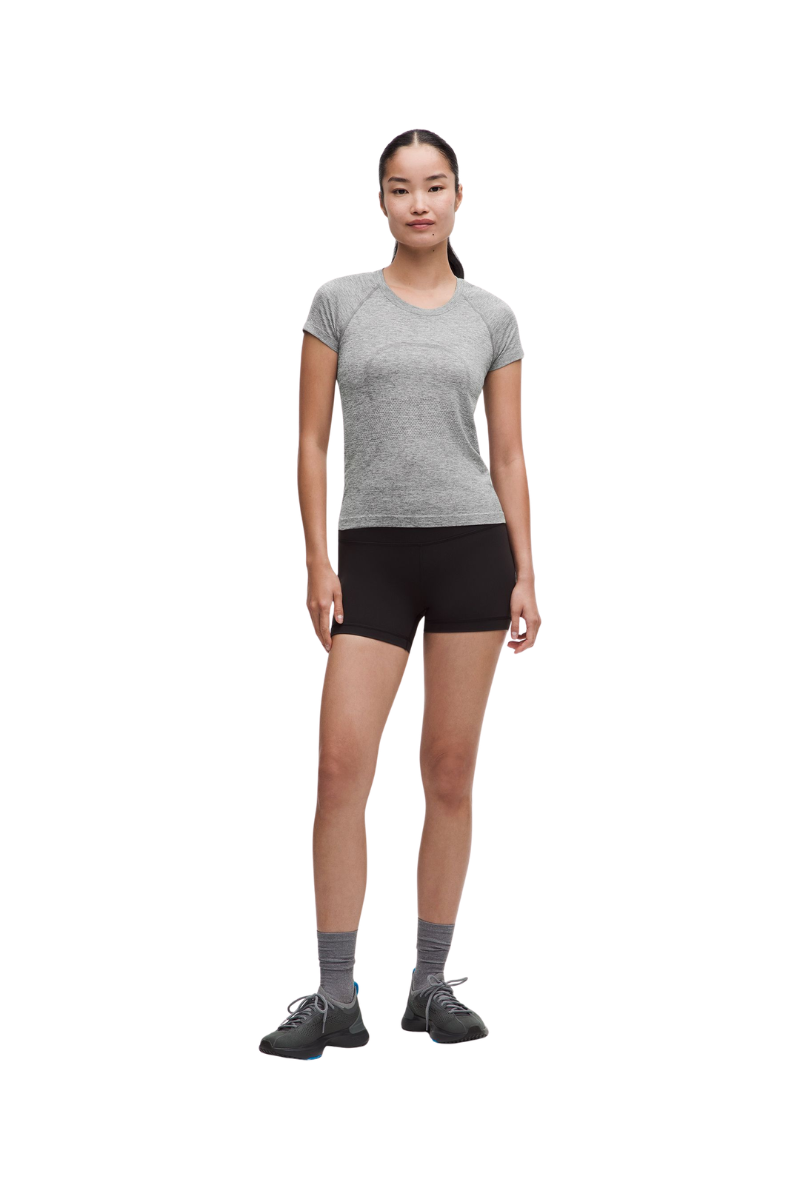 Lululemon Swiftly Tech Short Sleeve 2.0* Race Slate/White LW3FQHS