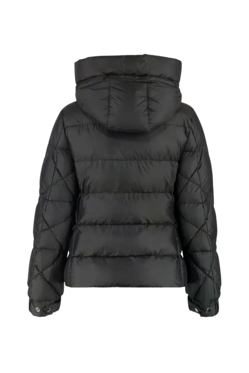 MooRER COLLINATHC Hooded Double Breasted Down Jacket Nero