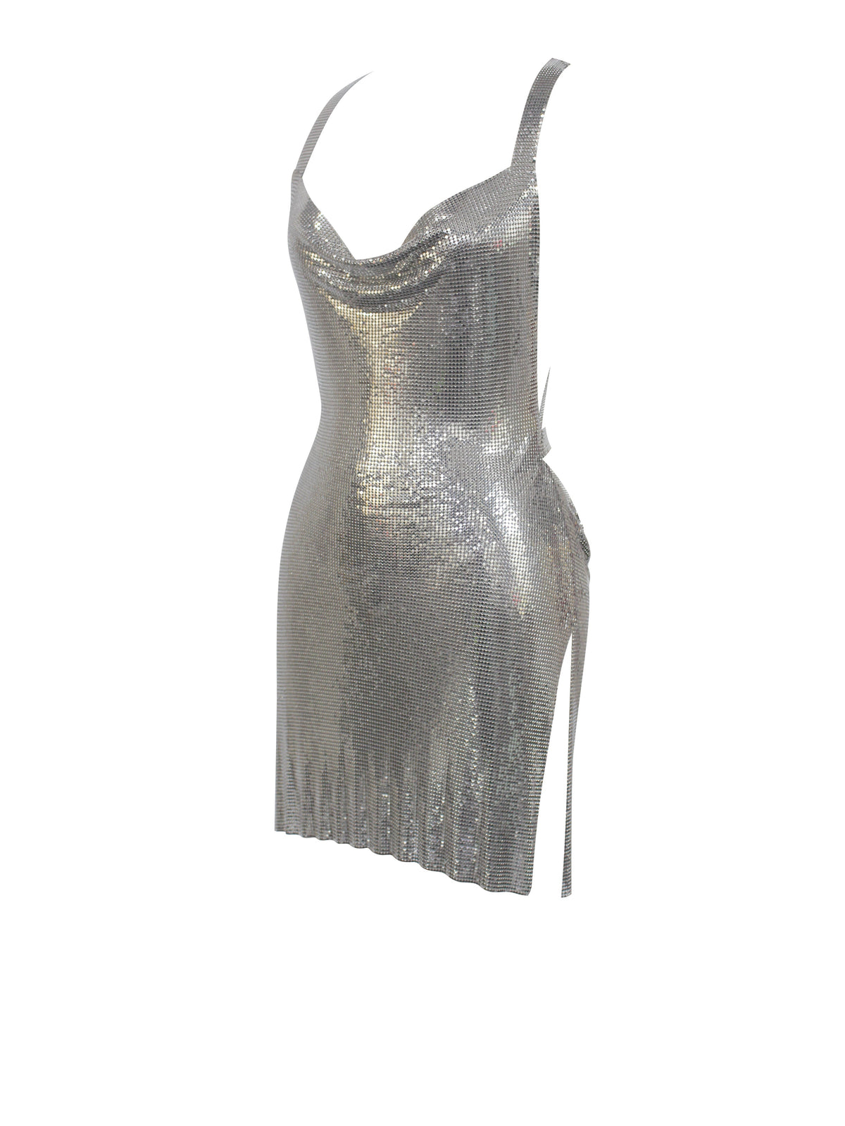 Serenity Silver Copper Mesh Dress (Archive Sale)